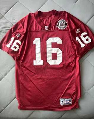 Jake Plummer Authentic NFL Logo Athletic Pro Line Arizona Cardinals Jersey Sz 52 Foto 1 de 4