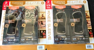 Paquete de 4 mangas de rodilla Copper Fit Elite Air (S/M) 1740695 - CFEAIRKNSM100 - 1426263 - Imagen 1 de 11