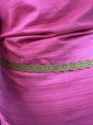 Cinturón de moda para mujer diseño de flores marrón ajustable cinturón de cadera Foto 1 de 4