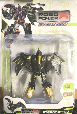 ROBO POWER X DYNO SQUAD - Robot Transformers - PTERODATTILO  - Immagine 1 di 3