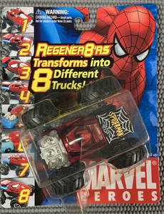 Marvel Regener8'rs 2002 Spider Man Transforming Monster Truck Nuevo de Lote Antiguo - Imagen 1 de 4