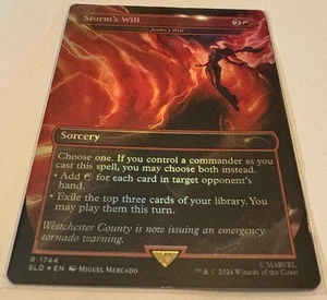 Storm's Will - Jeska's Will (Rainbow 🌈Foil) Secret Lair Drop Foil🌟 - Bild 1 von 1