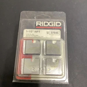 Ridgid 37845 1-1/2" 11-1/2 NPT 12R Alloy Pipe Dies 0R 00R 11R 111R NEW - Picture 1 of 4
