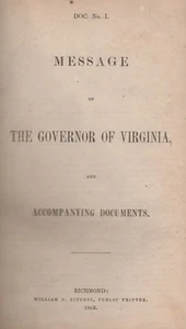 Civil War / Documents Called Session 1863 and Session of 1863-64 1st Civil - Picture 1 of 2