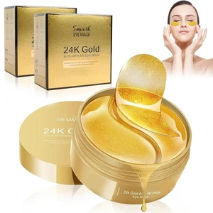 Eye Pads - Against Dark Circles, 2 Set of 120 Pieces, 24k Gold Gel Eye Pads, - Bild 1 von 7