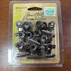 Tim Holtz Idea-ology Hinge Clips - Picture 1 of 5