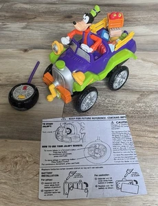 Fisher Price Disney GOOFY 2000 Radio Control Jalopy Car con YouTube remoto ¡Funciona!! - Imagen 1 de 13