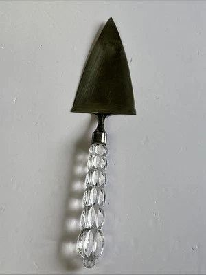 Elegante espátula para servir pasteles Mikasa Austria plateada y cristal Foto 1 de 4