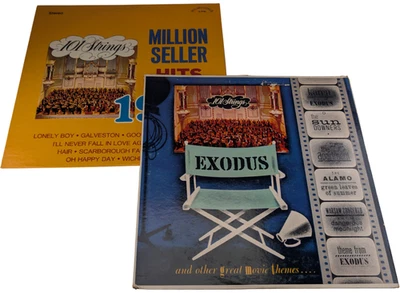 101 Strings Hits of 1969 LP Alshire S5185 Exodus Great Film Themes LP SF13500 VG - Image 1 of 4