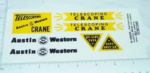 Nylint Austin Western Telescoping Crane Sticker Set NY-047 - Picture 1 of 1