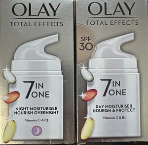 Olay Total Effect 7 in One Day & Night Moisturiser 50ml Set - Bild 1 von 1