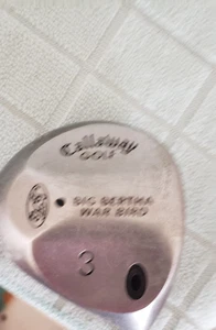 43.5 IN CALLAWAY BIG BERTHA WARBIRD 3 FAIRWAY WOOD  GOLF CLUB VERY NICE ES925 - Picture 1 of 5