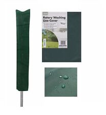 Universal Rotary Washing Line Cover Garden Airier Parasol Sleeve Green Canvas