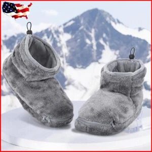 USB Heater Foot Shoes Electric Heated Shoes Winter Warming Slipper for Women Men - Picture 1 of 12