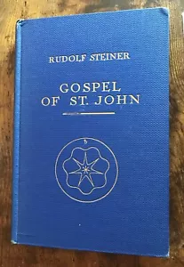 Gospel of St. John Rare 2nd Ed. 1940 - Rudolph Steiner Hardcover Illustrated - Foto 1 di 10