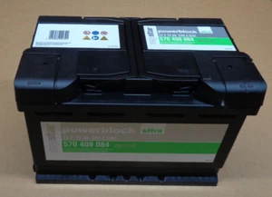 Repstar 70 AH PKW startbereit Powerblock Ultra Starterbatterie 12V #570409064 - Bild 1 von 2