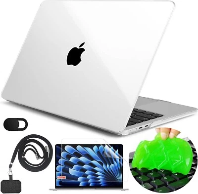 MACBOOK AIR 15" CASE 2023 RELEASE A2941 & M2 CHIP SCREEN PROTECTOR + MAGIC CLEAN - Image 1 of 4
