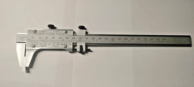 1 - Starrett #123 E & M 200mm/8" Master Vernier Caliper - Image 1 of 4