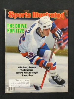 Revista Sports Illustrated - Edición de mayo de 1984 con portada Islanders Mike Bossy Foto 1 de 3