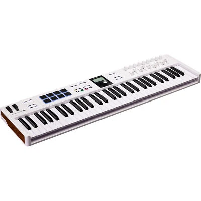 Arturia KeyLab Essential mk3 61-Key Universal MIDI Controller and Software White - Image 1 of 4
