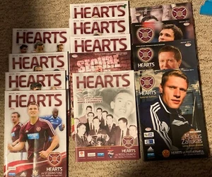 Hearts FC, 12 home match programmes 2012-13, SPL - Picture 1 of 2