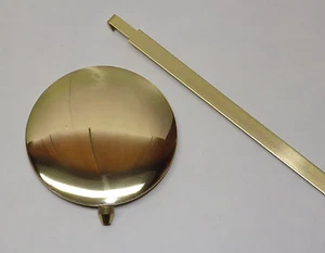 Clock Pendulum For Quartz Movement Single Hook Seiko Hermle Kieninger Rhythm - Picture 1 of 3