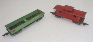 2 Stück American Flyer Train Car - 484 Caboose & 476 Gondola - Bild 1 von 8