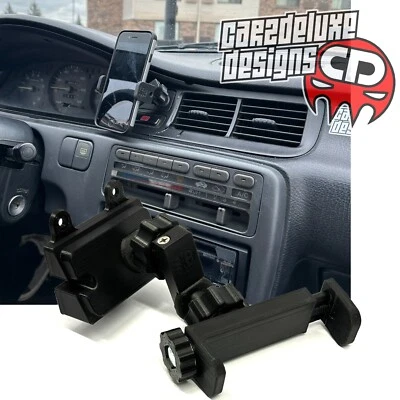 Custom phone mount for 1992-1995 Civic EG replaces factory clock - Image 1 of 4