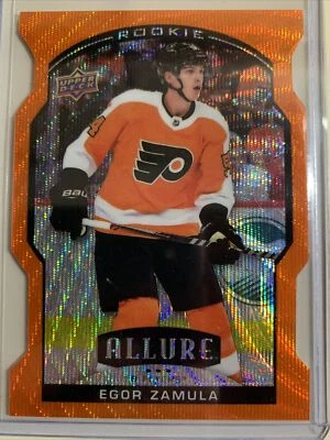 Egor Zamula 2020-21 Upper Deck Allure Orange Slice Die Cut Rookie #97 - Image 1 of 2