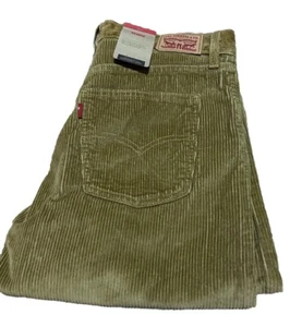 ❤️Womens 31x30❤️ Levi's Brown Corduroy Jeans Mid Rise, NWT - Picture 1 of 6
