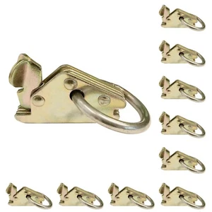 10 Pack Heavy Duty E Track 2" O Ring Fitting for Enclosed Trailer Tie Down Strap - Picture 1 of 7