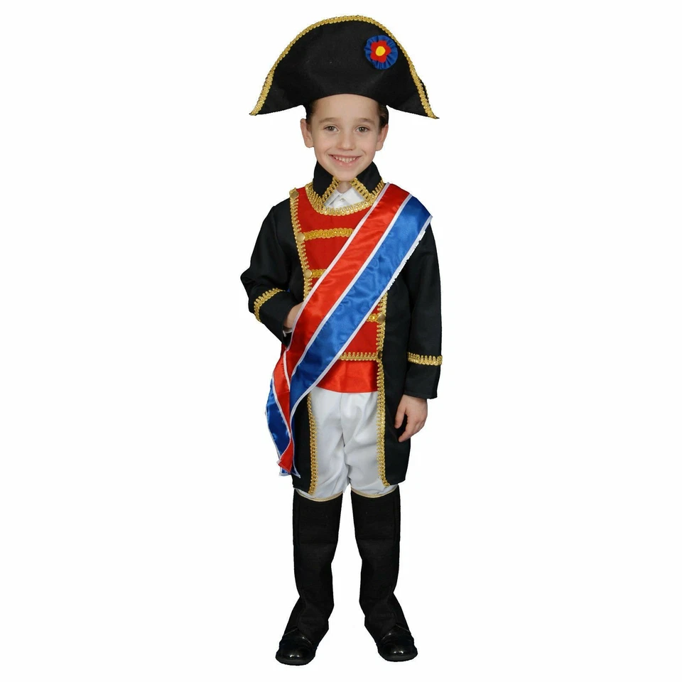 Disfraz General para Niños - Conjunto de Disfraz de Napoleón para Niños por Dress-Up-America Foto 1 de 1
