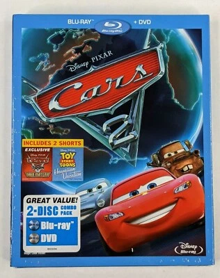Cars 2 Blu-ray DVD, 2011, 2-Disc Set NEW Slipcover - Image 1 of 3