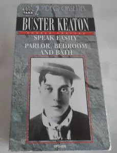 Buster Keaton Double Feature VHS Tapes Speak Easily & Parlor Bedroom Bath - Picture 1 of 5