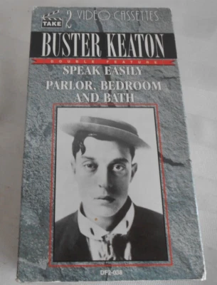 Buster Keaton Double Feature VHS Tapes Speak Easily & Parlor Bedroom Bath - Image 1 of 4