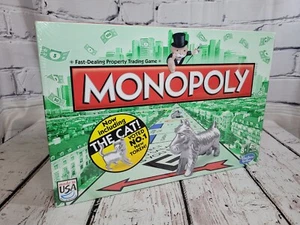 Monopoly Board Game Classic Cat Token Hasbro Brand New Factory Sealed - Picture 1 of 4