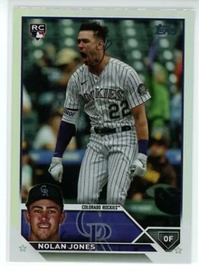 2023 TOPPS UPDATE NOLAN JONES #US85 (RC) RAINBOW FOIL - Picture 1 of 2