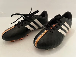 Adidas 11nova B40159 FGJ Youth Soccer Cleats Black White Flash Orange US Size 6. - Picture 1 of 10
