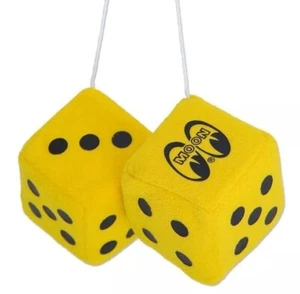 Moon Eyes Mooneyes Moon Fuzzy Dice Moon Fuzzy Dice MG878YE - Bild 1 von 1