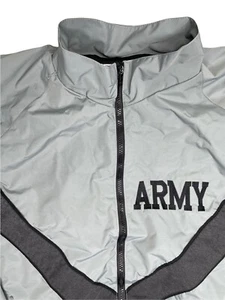 Army Unicor Jacket Physical Training Reflective Lined Nylon Men’s Large - Picture 1 of 9