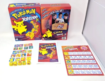 Pokemon Yahtzee Jr Vintage Milton Bradley/Hasbro Complete 1999 See All Pics Desc - Image 1 of 4