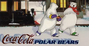 TARJETA DE INSERTO DE PAPEL DE OSO POLAR C-A-C 1996 SIGNO DE BUEN GUSTO COCA-COLA PB-3 - Imagen 1 de 1