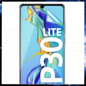 HYDROGELFOLIE FÜR HUAWEI P30 LITE SILIKON GEL SCHUTZ TRANSPARENT - Bild 1 von 6