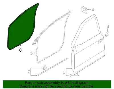 New OEM Genuine Ford F-150 2021-2023 Door Weather Strip ML3Z1625324C - Image 1 of 4