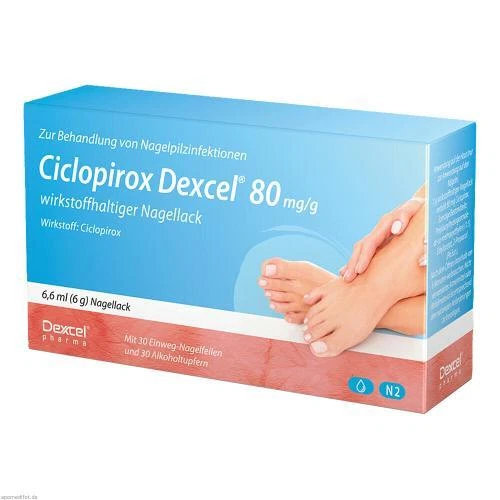 DEXCEL PHARMA GMBH CICLOPIROX Dexcel 80 mg/g wirkstoffhalt.Nagellack 6,6 ML PZN 17617242