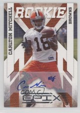2010 Panini Epix Rookie Signatures /499 Carlton Mitchell #114 Rookie Auto RC