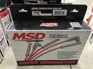 MSD 31689 Super Conductor Spark Plug Wire Set, 4 Cylinder Midget - Make Offer - Bild 1 von 5