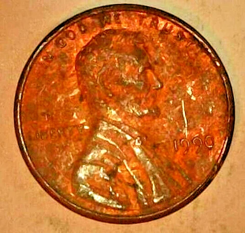 1990 P (1c) 1 Cent US Coin Lincoln Memorial Penny Circulated** Added Bonus! ** Cover