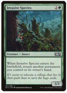 Magic the Gathering Cards Invasive Species (x4) PLAYSET Magic 2015 (M15) NM/LP - Picture 1 of 1