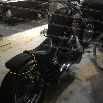 Almohadilla de asiento de pasajero trasero 8 ventosas para Bobber Chopper Cruiser personalizada Foto 1 de 4